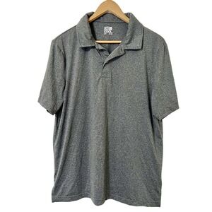 32 Degrees Cool‎ Mens Polo Shirt Gray Short Sleeve Casual Sport